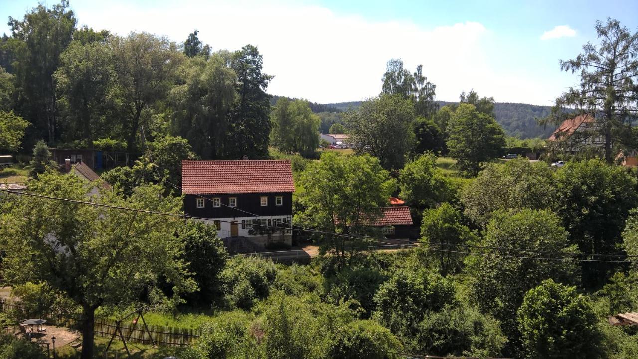 Pension Zschirnsteinbaude Kleingiesshubel Buitenkant foto